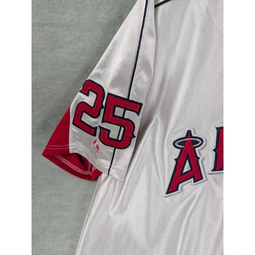 Anaheim Angels Vintage Troy Glaus #25 Baseball Majestic Jersey Size 2xl -3xl